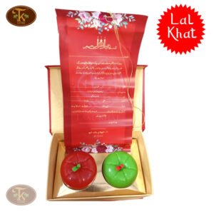 Lal Khat Rose Flower Design with Apple Dryfruit Bottle – Shahi Wedding & Gift Packaging