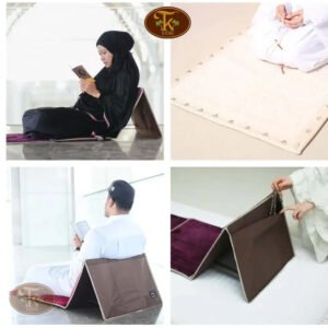 Foldable Prayer Mat – Muslim Prayer Rug with Back Support (Ja Namaz)