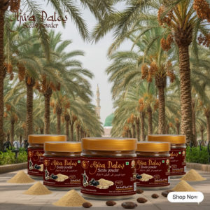 Ajwa Dates Seeds Powder From Madinah – Pack of 5