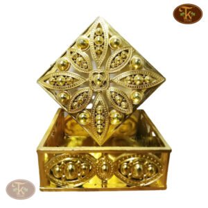 Wedding Gift Box Golden Color – Sweet, Dry Fruit & Chocolate Packaging – Birthday Party Box (3 Dozen)