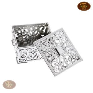 Wedding Gift Box Silver Color – Sweet, Dry Fruit & Chocolate Packaging – Birthday Party Box (3 Dozen)